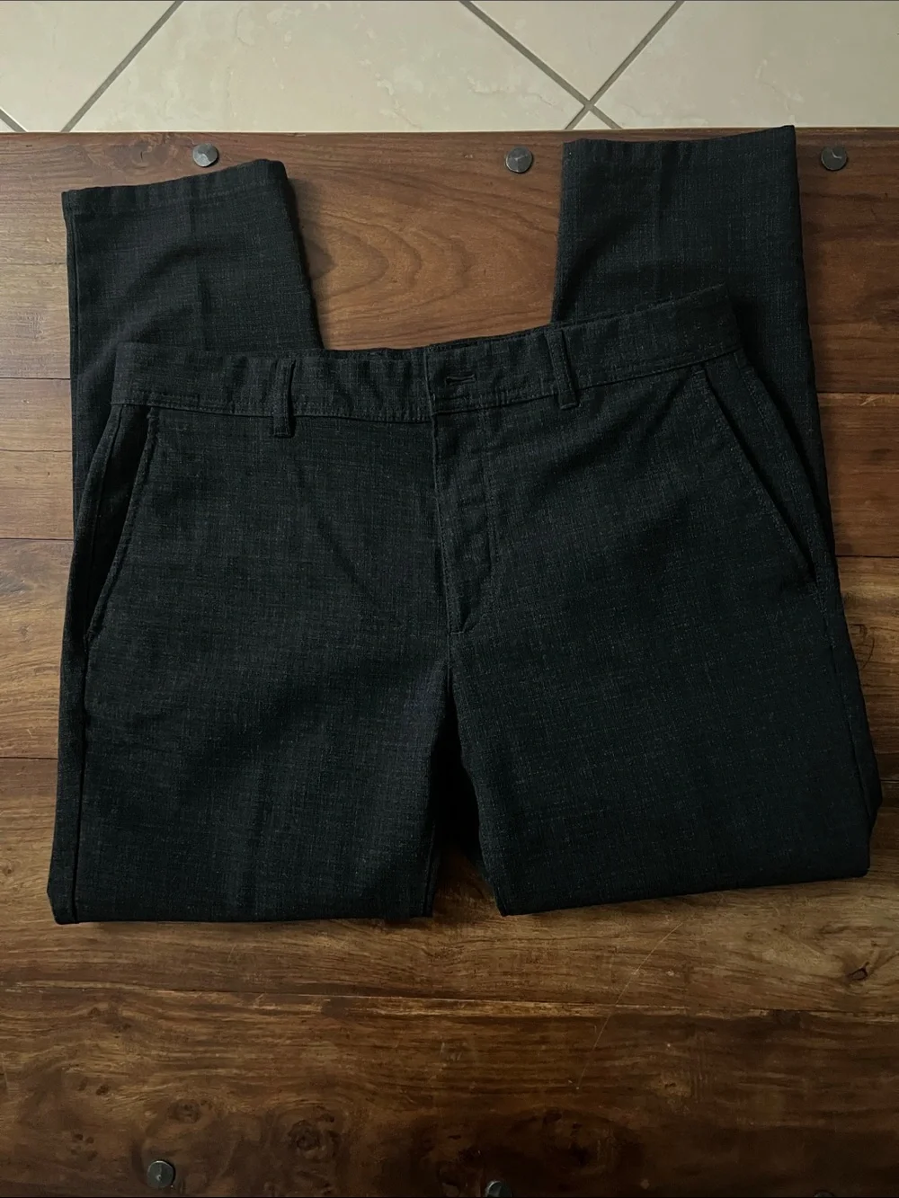 Zara Men's Pants in Dark Charcoal
